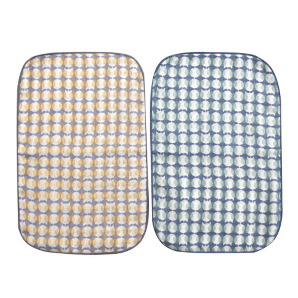 【Kusuguru Japan】日本眼鏡貓 2入組 多功能紗布巾 30X20cm-波點貓咪款(單一款式)