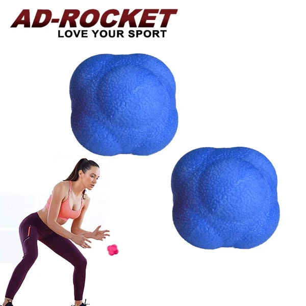 【AD-ROCKET】六角反應訓練球 兩入組(三色任選)