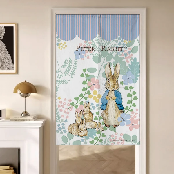 【PETER RABBIT 比得兔】門簾-2款可選(和樂融融/百花齊放)