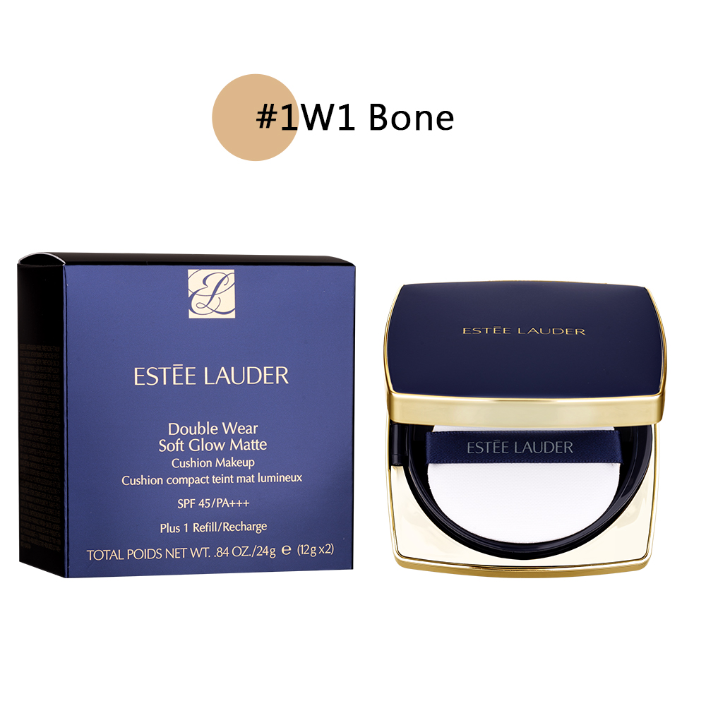 【ESTEE LAUDER 雅詩蘭黛】粉持久完美鎖妝氣墊粉餅SPF45/PA+++ 專櫃公司貨 (效期202704)( #17-1W1 24g (12gx2) )