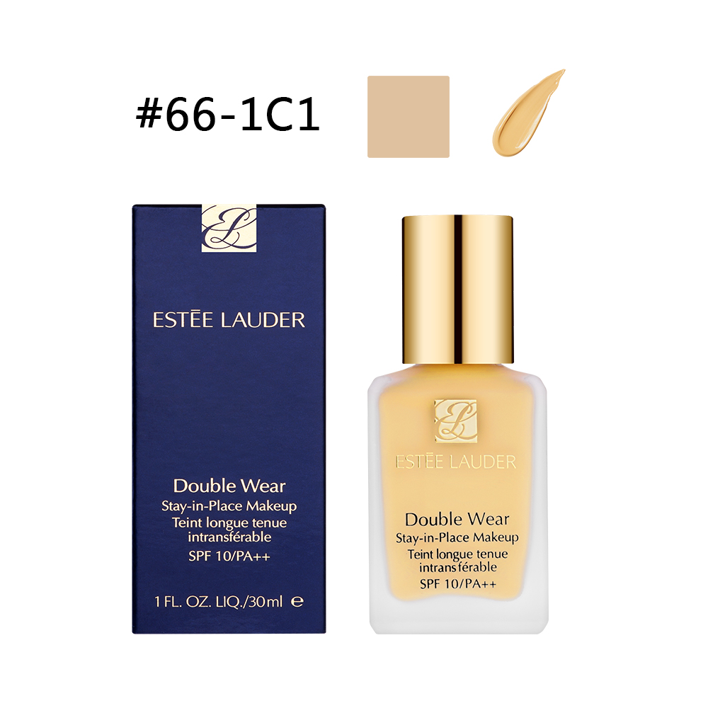 【ESTEE LAUDER 雅詩蘭黛】 粉持久完美持妝粉底SPF10/PA++ 專櫃公司貨 (效期202801)(#66-1C1 30ml )