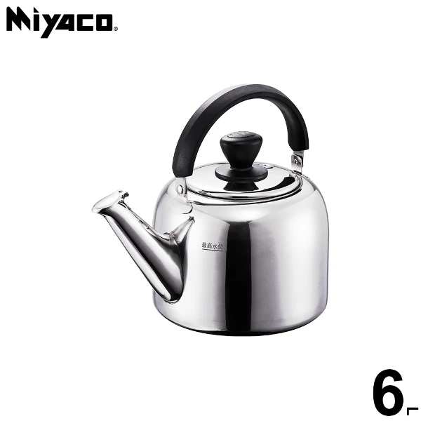 【米雅可 Miyaco】麗緻316不鏽鋼笛音茶壺6L(MY-E086000)