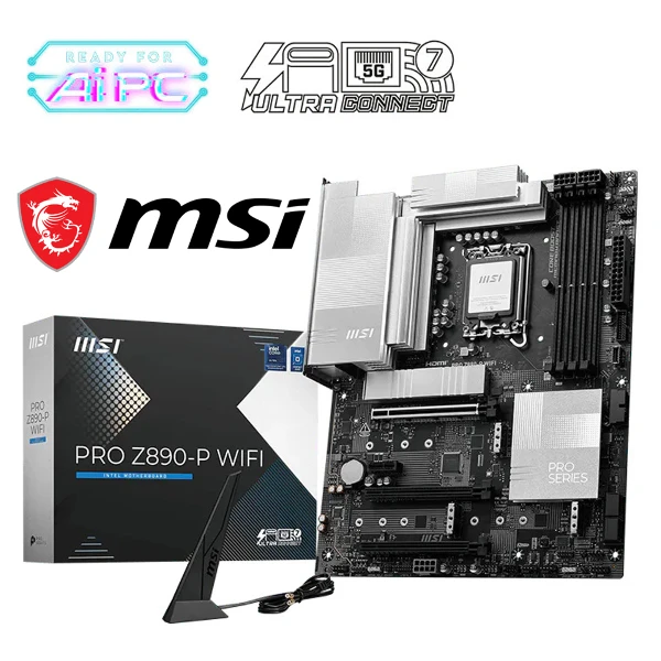 【XPG】PRO Z890-P WIFI(ATX/1H1P/Realtek 5G/WiFi 7+BT 5.4/註冊四年保)