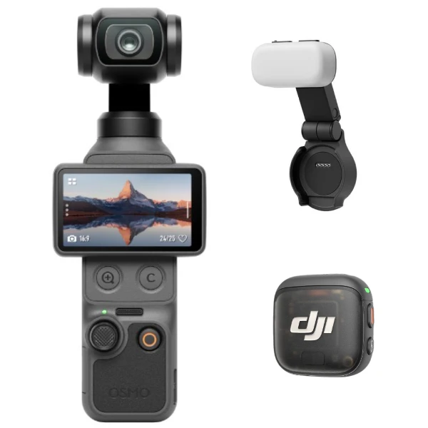 【Dji】大疆 Osmo Pocket 4 全能套裝 + 128G U3 記憶卡 三軸雲台相機 手持口袋攝影機 相機 (POCKET4,公司貨)