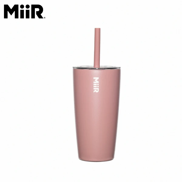 【MiiR】Straw Tumbler 雙層真空 保溫/保冰 隨行杯 吸管上蓋(16oz/473ml )