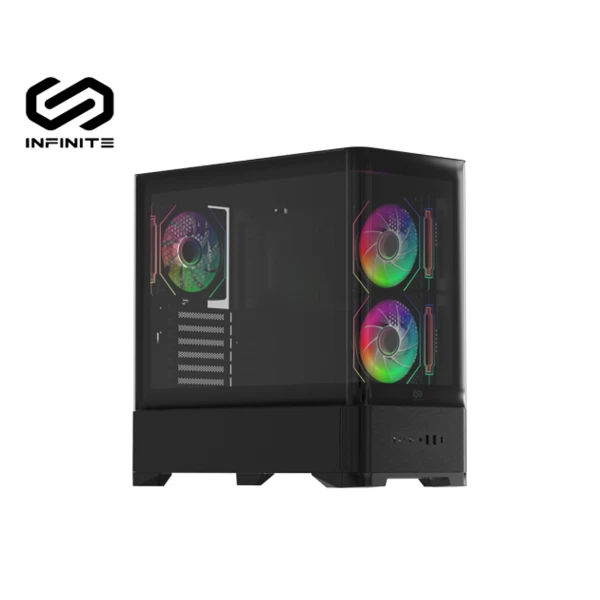 【Mavoly 松聖】INFINITE ARC X05 電腦機殼(E-ATX/內建風扇側2後1/顯卡425mm/塔散180mm)