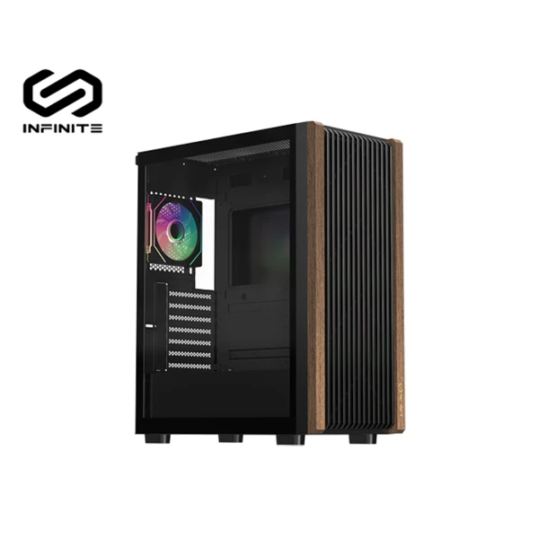 【Mavoly 松聖】INFINITE TIMBER C19 電腦機殼(E-ATX/內建風扇前3後1/顯卡340mm/塔散16.5mm)