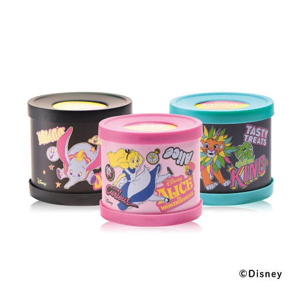 【Disney 迪士尼】3入組-復古風造型香氛罐(款式任選)
