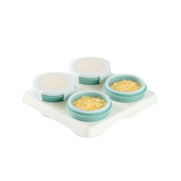 【2angels】矽膠副食品儲存杯組60ml(冰塊磚盒 分裝零食盒 烘培模具)