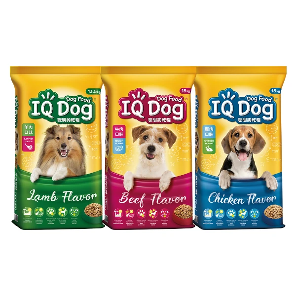 【IQ DOG 聰明狗】狗乾糧系列 13.5-15KG(多種口味選擇)