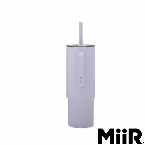 【MiiR】All Day Straw Cup 雙層真空 保溫 保冰 大容量 吸管杯-迷霧紫(32oz/946mL)