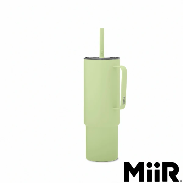 【MiiR】All Day Straw Cup 雙層真空 保溫 保冰 大容量 吸管杯-仙掌綠(32oz/946mL)