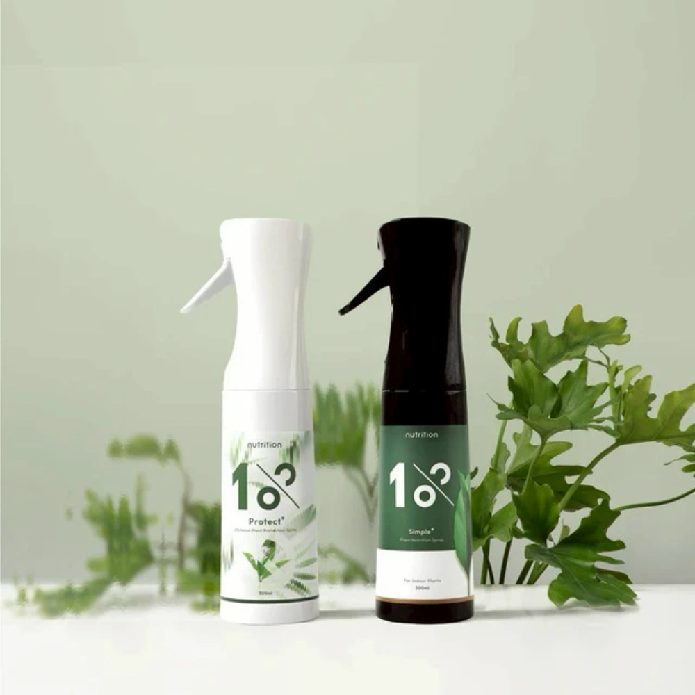 【1%nutrition 植物關鍵】甲殼素植物驅蟲噴霧300ml+植物保養噴霧300ml(肥料 營養劑 盆栽觀葉 施肥 多肉)(雙入組)