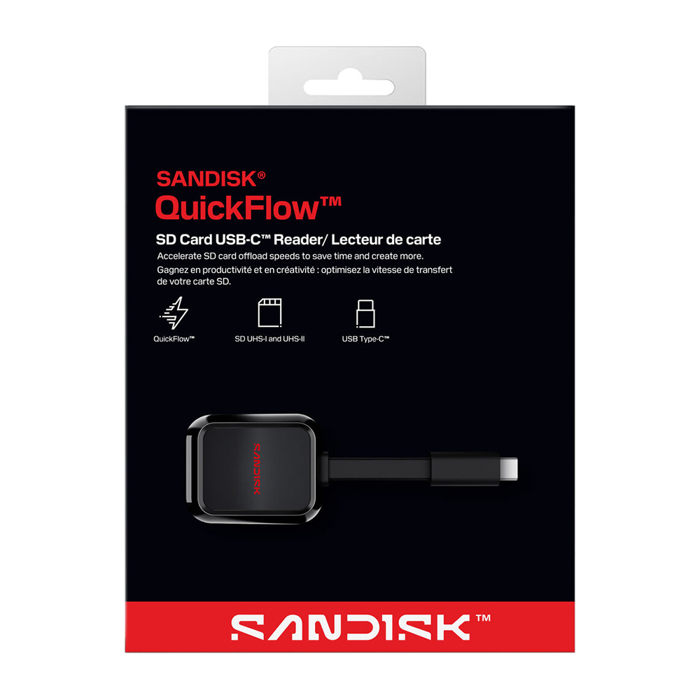 【SanDisk】SANDISK QuickFlow SD USB-C UHS-I SD 大卡 記憶卡 讀卡機(SDDR-C751) - 全聯全電商