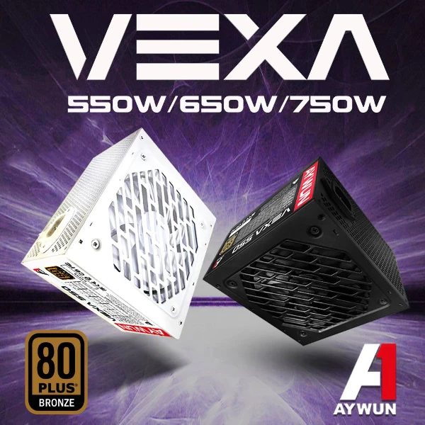 【AYWUN】VEXA　650W(黑) 80Plus 銅牌  電源供應器 全日系電容 power(1組)