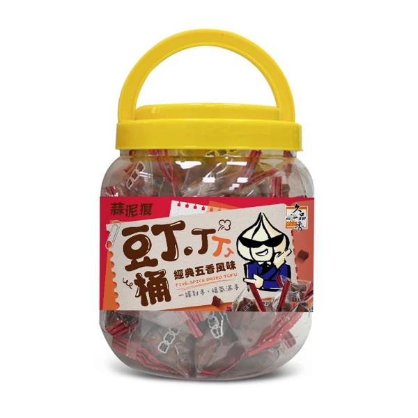 【久品香】預購豆丁福氣桶-經典五香(380g)