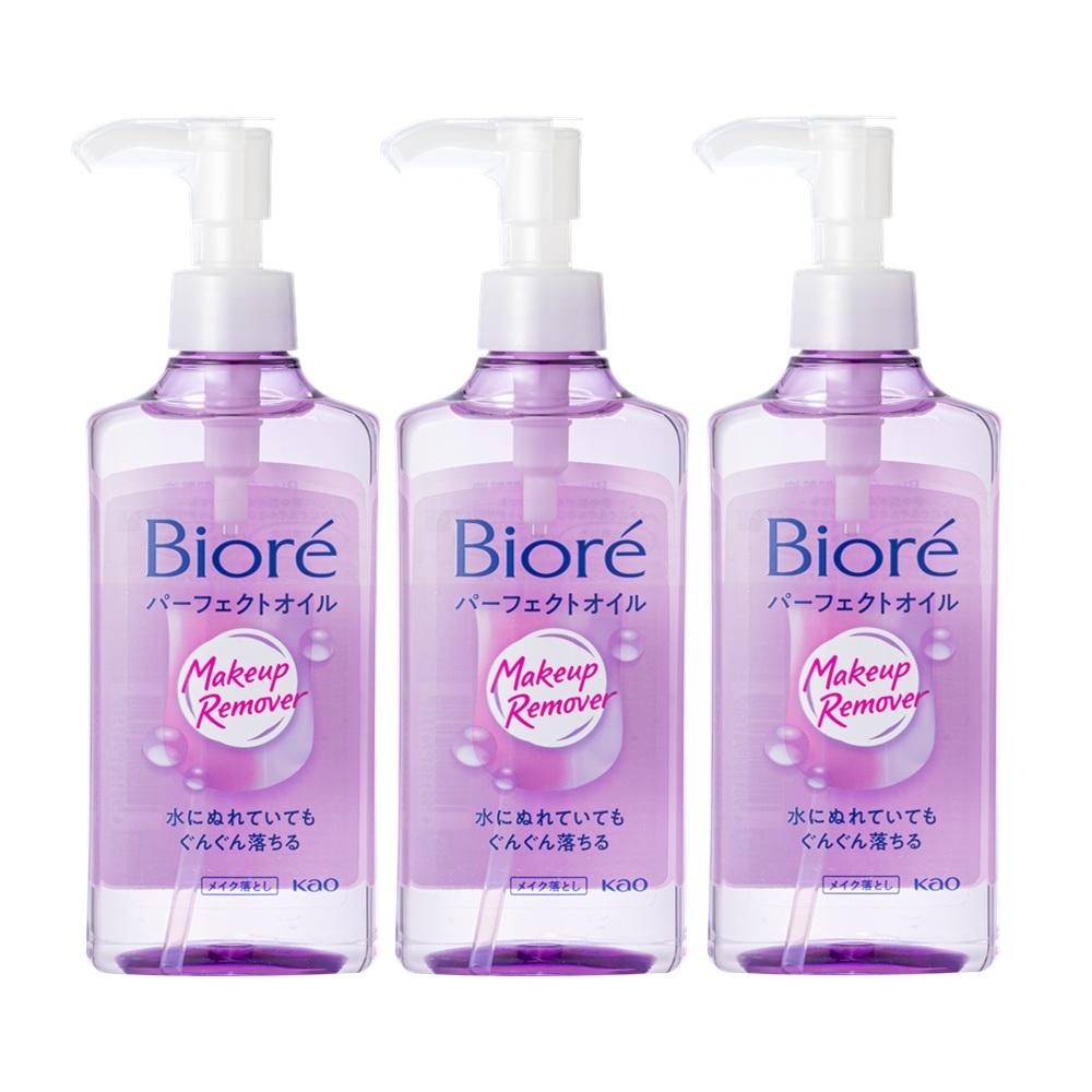 【Biore 蜜妮】深層卸妝油 公司貨(230ml*3)
