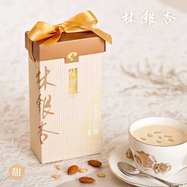 【任e購】香濃甜而不膩 👍《林銀杏》甜杏仁粉300g｜精美盒裝((100g x 3包))