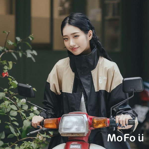 【MoFou】S35 經典風衣式全開防水雨衣(1入)
