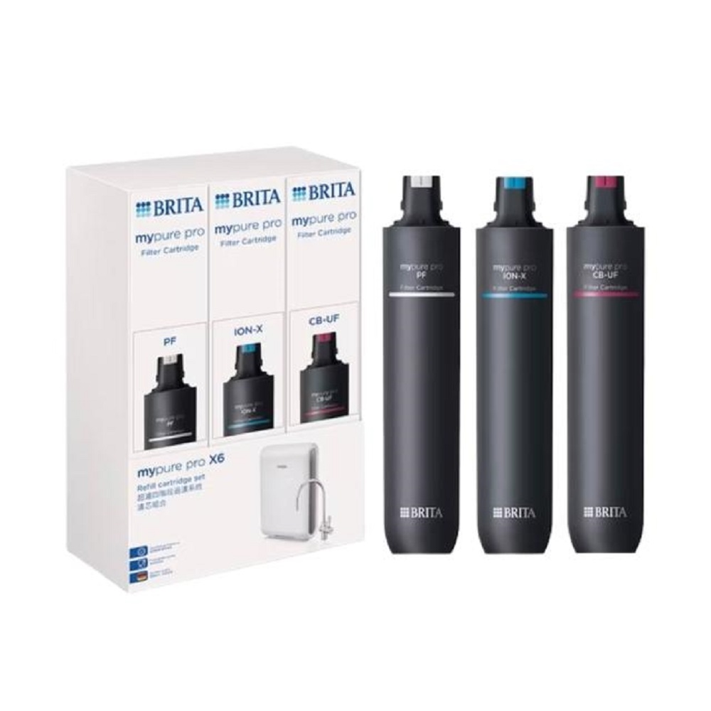 【BRITA】mypure pro X6 超濾濾芯組((一年份))