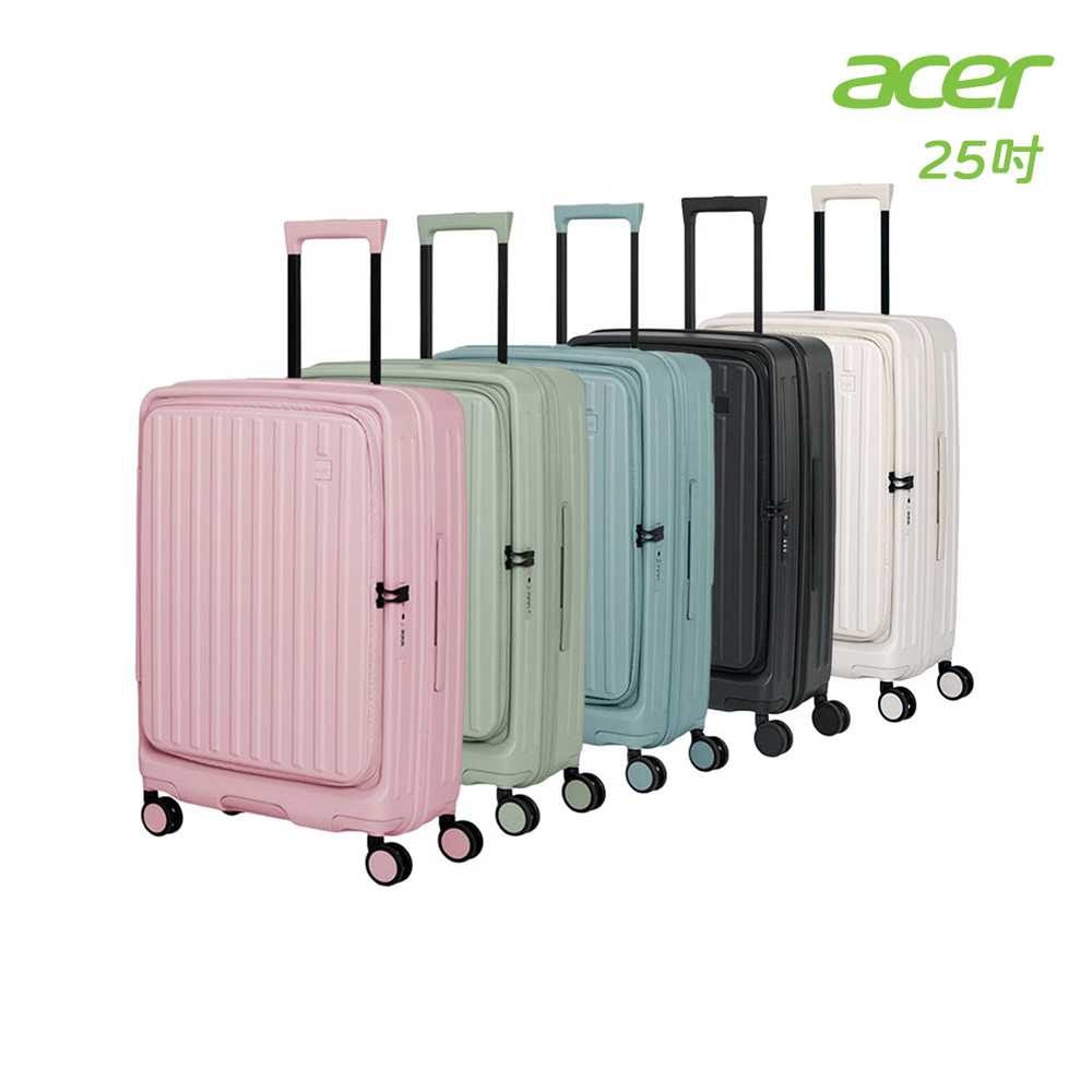 【Acer 宏碁】福利品 25吋 巴塞隆納前開式行李箱(多色任選)(1入組)