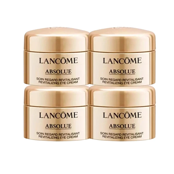 【LANCOME 蘭蔻】 絕對完美永生玫瑰肽金逆時眼霜 5ml*4入組(航空版)