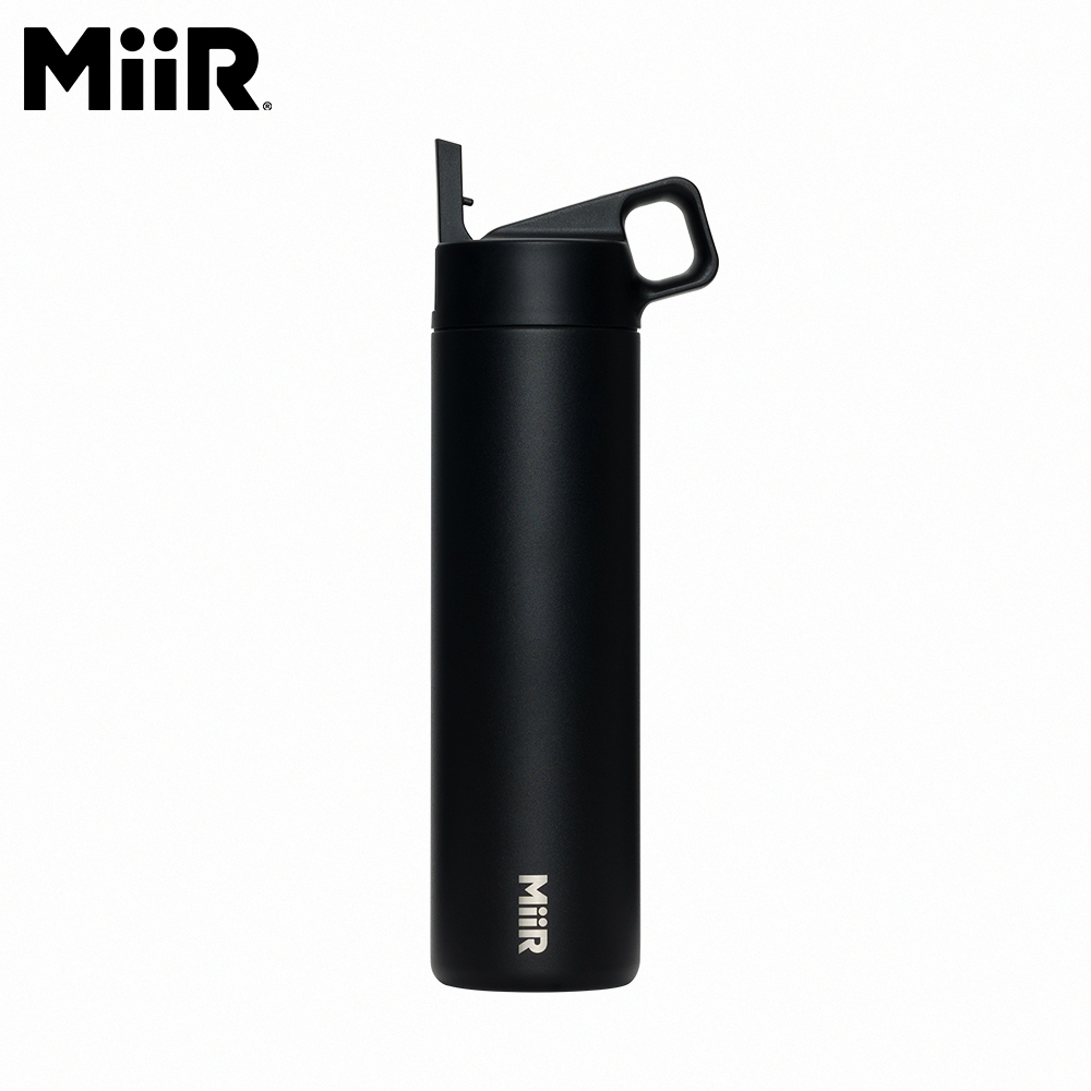 【MiiR】Straw Bottle雙層真空 保溫/保冰 提把寬口保溫瓶(20oz/591ml)