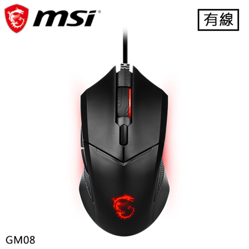 【MSI 微星】MSI 微星 Clutch GM08 電競滑鼠(MSI 微星 Clutch GM08 電競滑鼠)