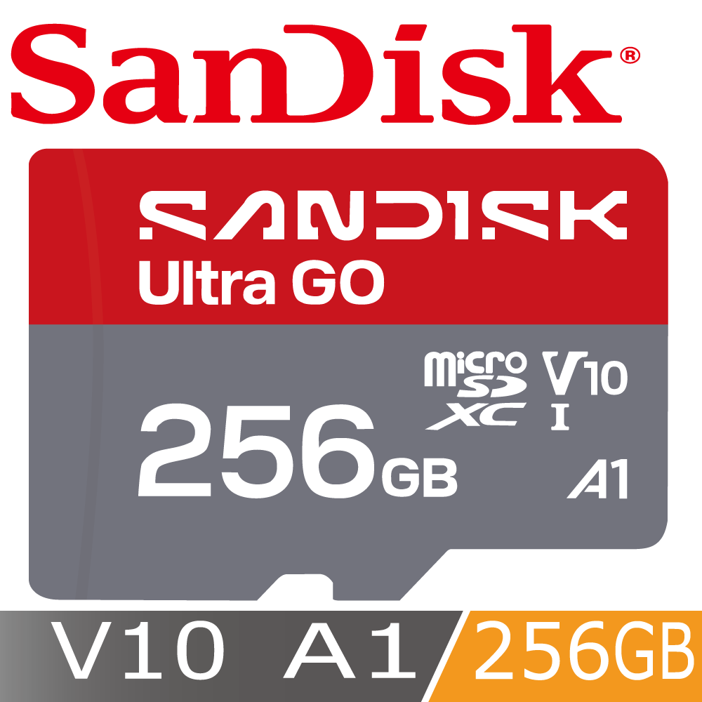 【SanDisk】SANDISK Ultra GO microSD 記憶卡 256GB(公司貨)