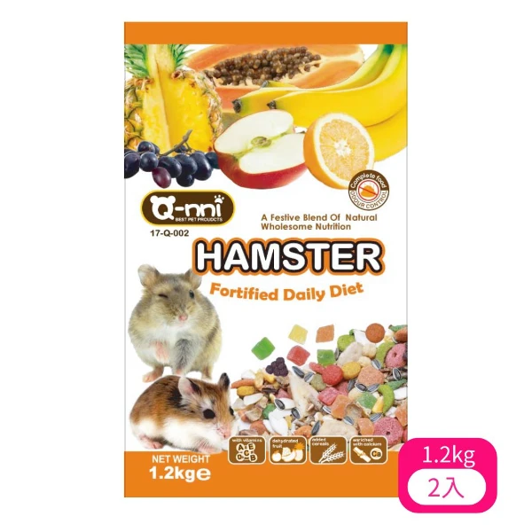 【Q-nni】寵物鼠水果大餐 1.2kg (17-Q-002)(*2入 購買二件贈送泰國寵物喝水神仙磚《淨水神仙磚》 (重量超過20kg除外))