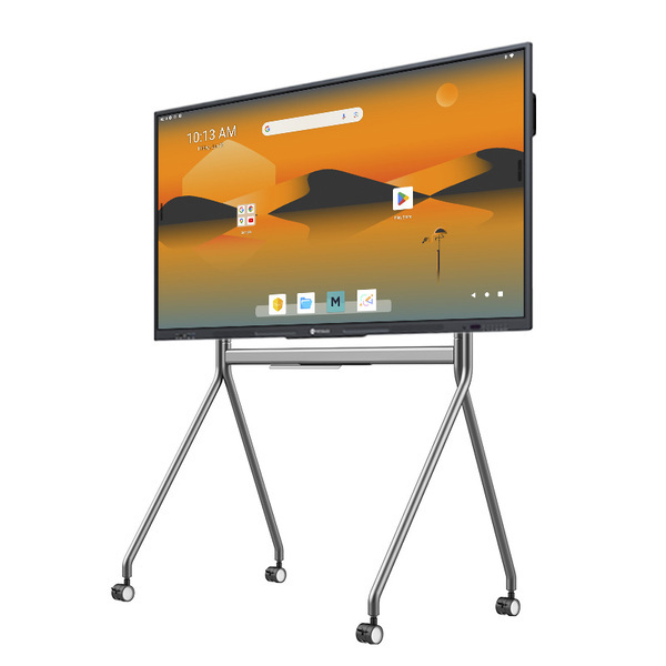 【北大洲電器商城】【偉聯 AG Neovo】智慧學習 65吋 4K 安卓13/多點觸控-互動式電子白板+移動式推車架(FP6504E-AE + FMC-07)