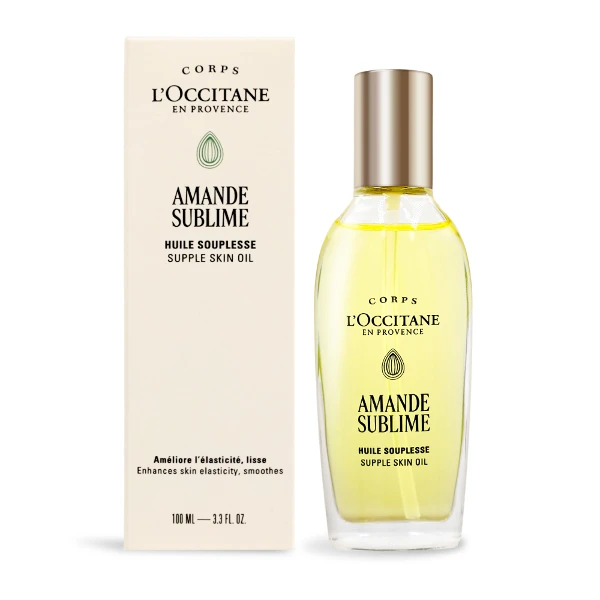 【L'Occitane 歐舒丹】杏仁極緻美膚油 100ml(公司貨)