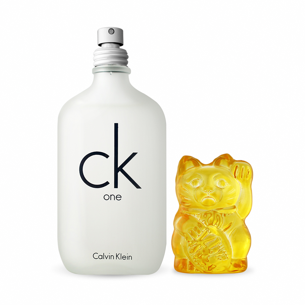Calvin Klein】CK ONE 中性淡香水招財納福守護組100ml TESTER+開運琉璃