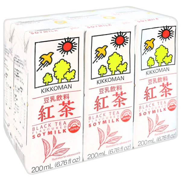 【龜甲萬】預購龜甲萬豆乳-紅茶風味(200ml*6入)