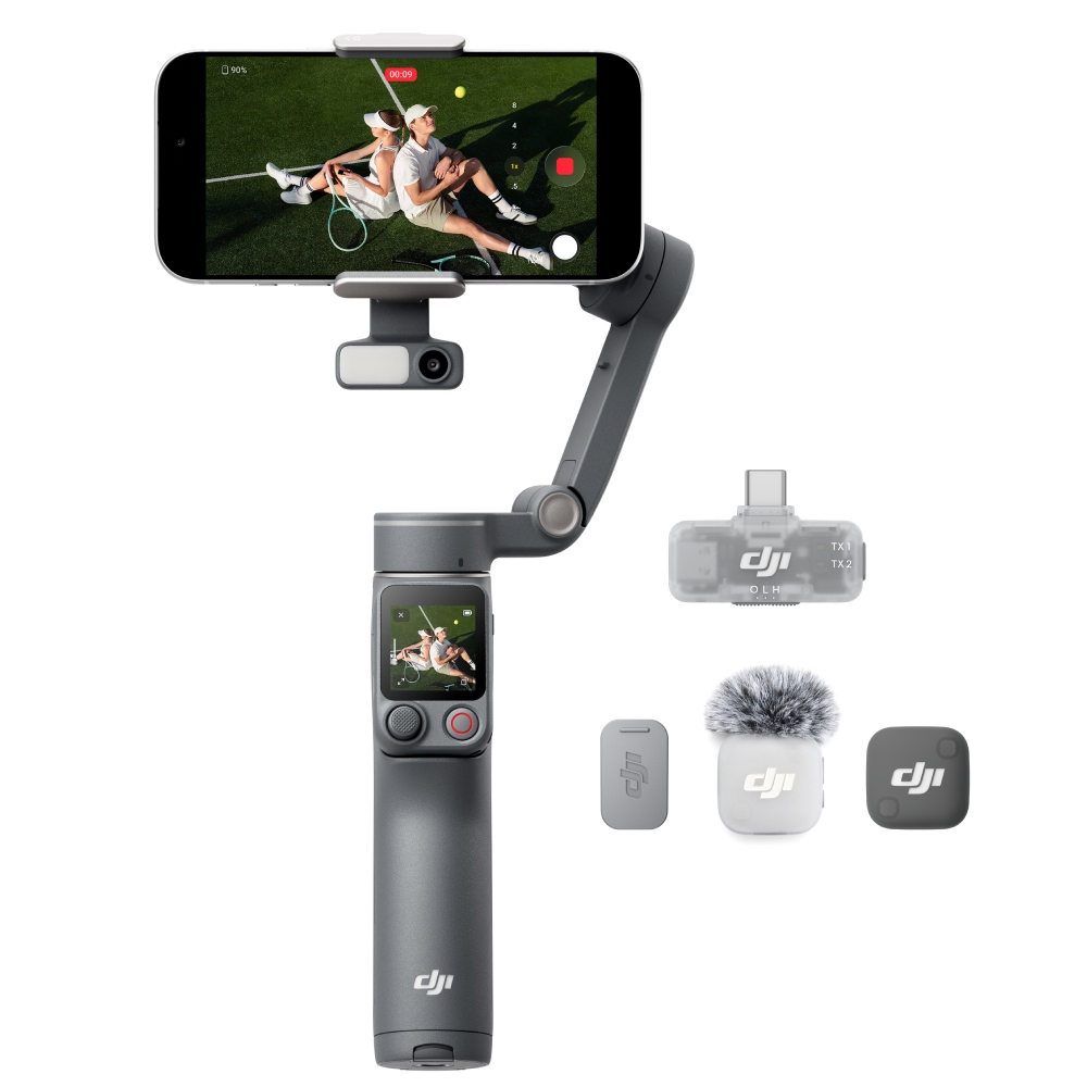 【Dji】大疆 OSMO MOBILE 8 PRO 全能 VLOG 套裝 | 雲台 / 手機三軸穩定器(MOBILE8 PRO,公司貨)