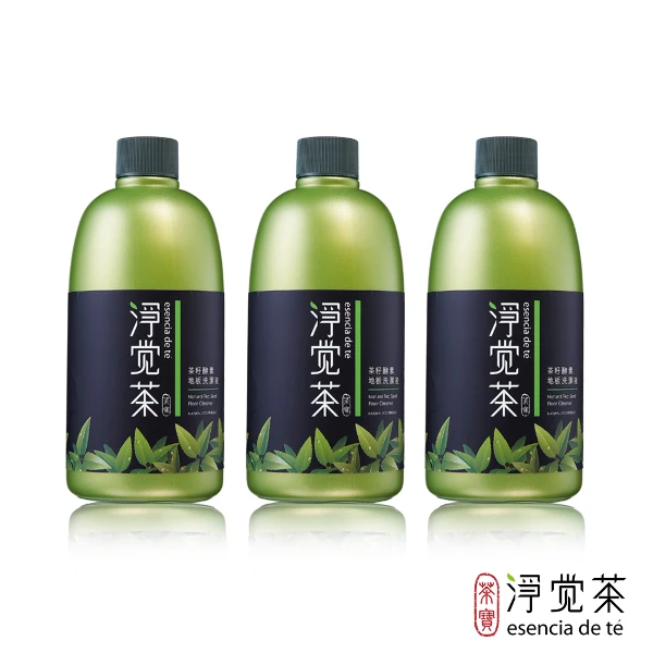 【TEAPOWER 茶寶】淨覺茶 天然茶籽地板清潔液(500ml_3入組)