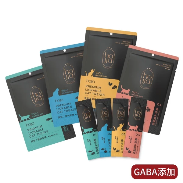 【hojja 賀家】犬貓保健肉泥條*8包 (15G*4條/包) 關節保健/皮毛保健/腸胃保健/泌尿保健 肉泥 犬貓零食(鮪魚綠貽貝/鮪魚干貝/雞肉起司/雞肉蔓越莓)