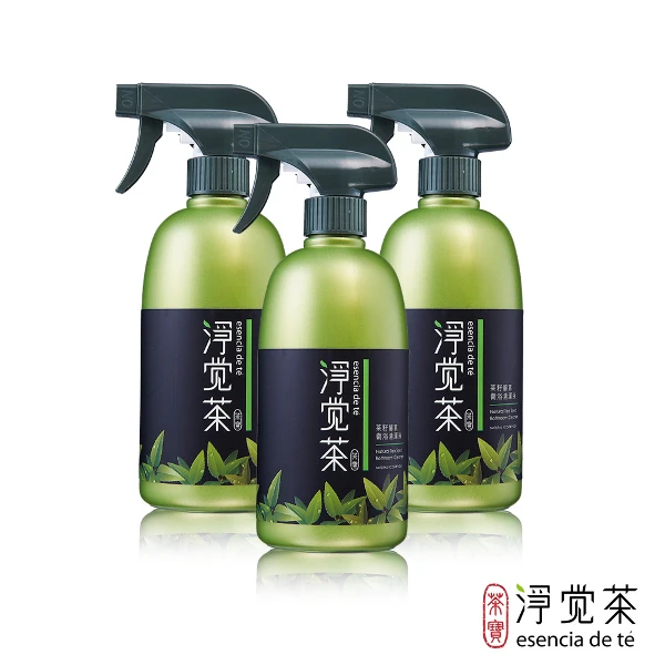 【TEAPOWER 茶寶】淨覺茶 天然茶籽衛浴清潔液(500ml_3入組)