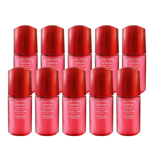 【SHISEIDO 資生堂】紅妍山茶花修護精華 10ml 10入組(航空版)
