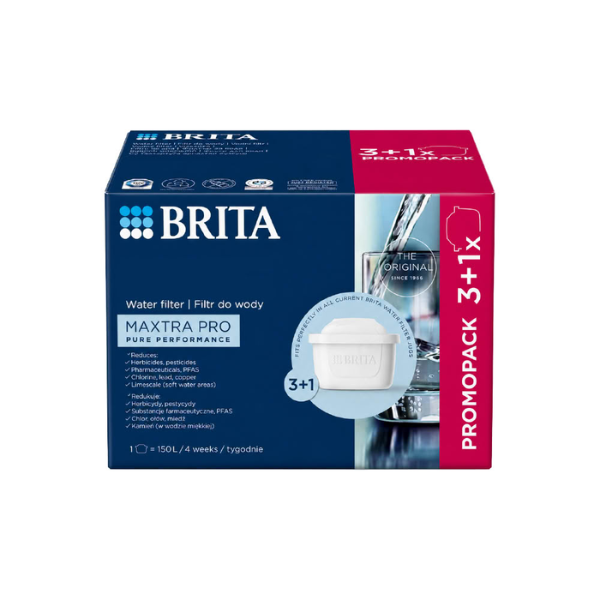 【BRITA】MAXTRA Pro Pure Performance全效型濾芯 3+1入-歐洲製(4入)