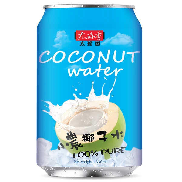 預購太珍香小農100%椰子水 330毫升*24罐(24罐/330毫升)