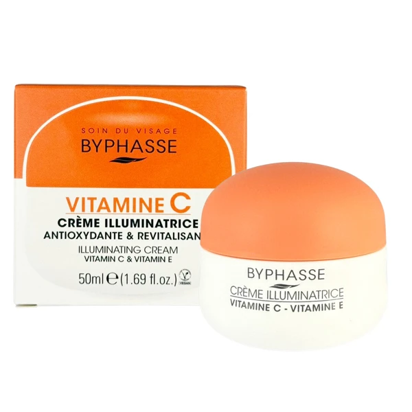 【BYPHASSE 蓓昂斯】維他命C超能發光霜 50ml(航空版)