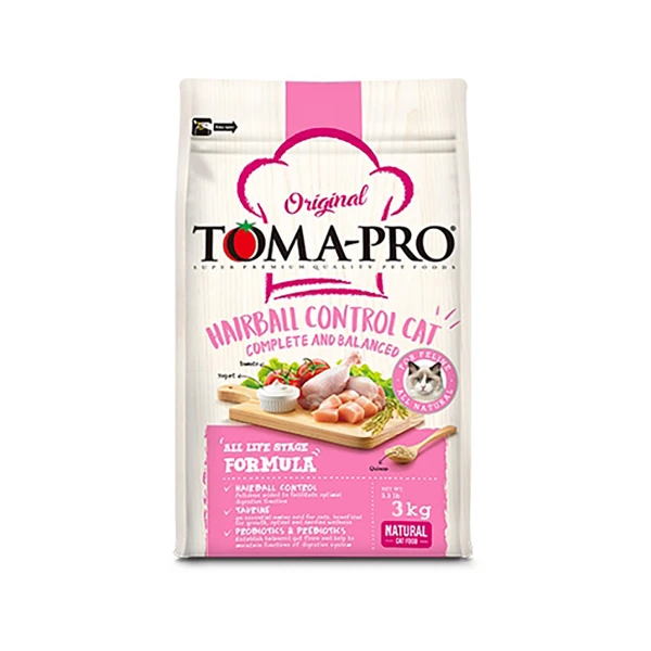 <618必搶>【TOMA-PRO 優格】Toma-Pro 成幼貓 化毛高纖配方 貓飼料 雞肉+米 添加藜麥配方 貓糧 幼貓 飼料(3公斤)