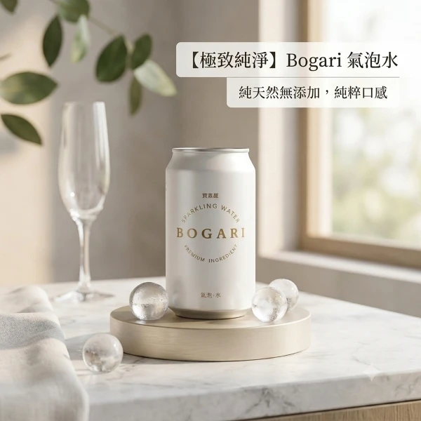 開元食品 BOGARI 寶嘉麗氣泡水 (330mlx2箱_共48入)