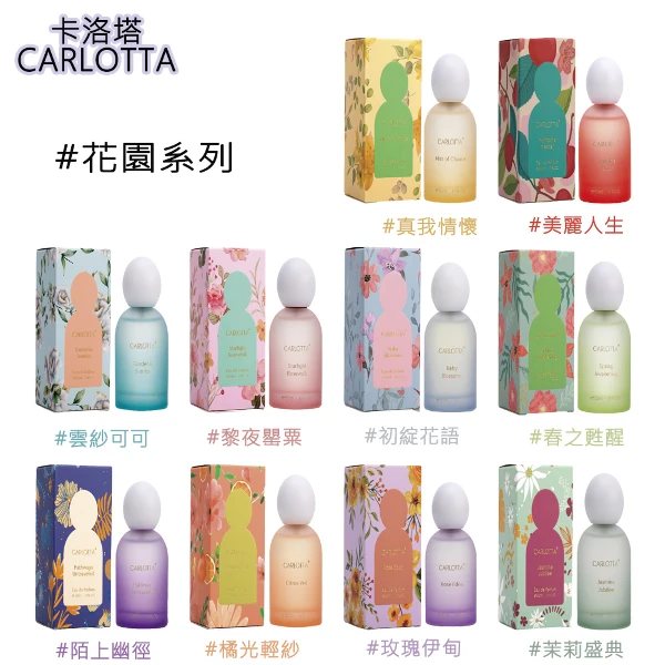 【CARLOTTA 卡洛塔】花園淡香精(50ml)
