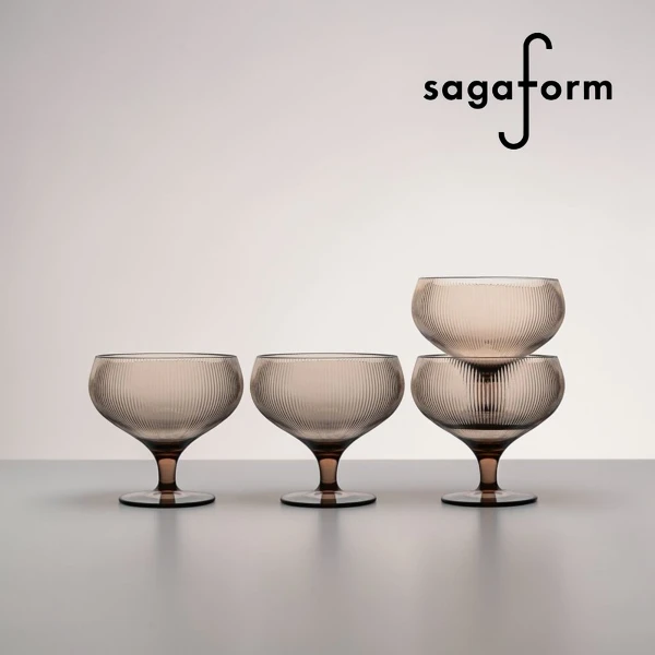 【sagaform】Billi 系列 寛口高腳杯組(4入)