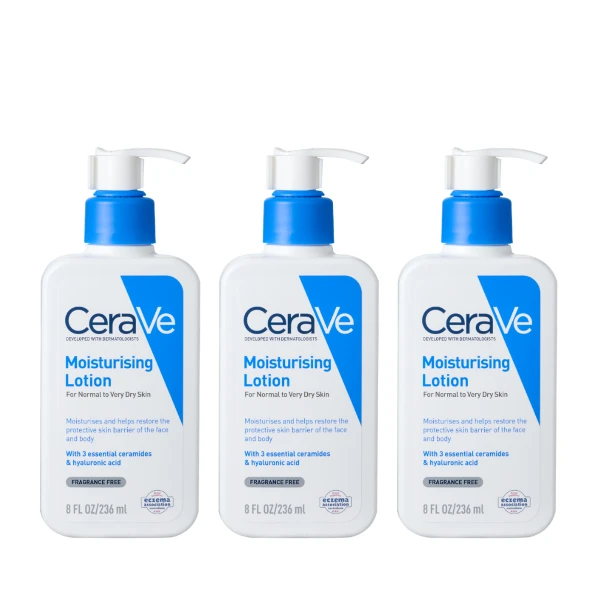 【CeraVe 適樂膚】長效清爽保濕乳 公司貨(236ml三入)