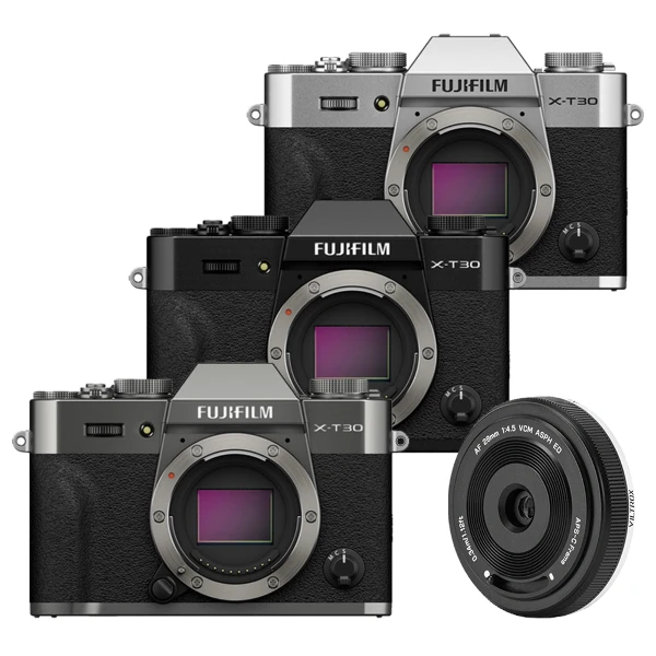 【Fujifilm】X-T30 III 單機身 + VILTROX AF 28mm F4.5 XF 鏡頭 --公司貨(贈閃傳卡盒+X-PGY包)