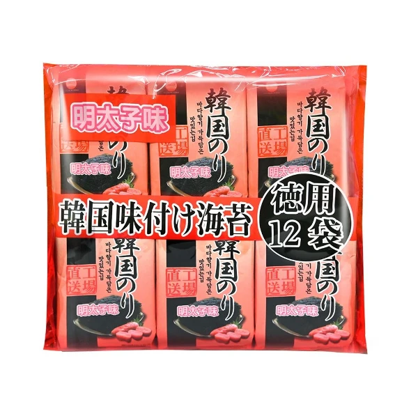 【HAESONG】韓國明太子風味海苔(38.4g(3.2g*12入))