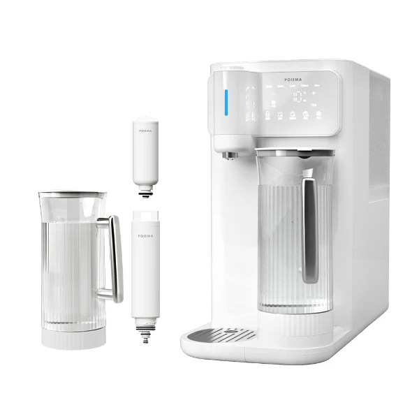 【POIEMA】DrinkUP Pro 冰溫瞬熱RO淨水器(逆滲透/SGS認證/美國NSF/雙UVC殺菌/自清潔/閃飲水壺/開飲機/D01V)